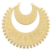 Pendentif intercalaire 35 mm - motif oriental - Acier inoxydable 316L Doré x1|raw }}