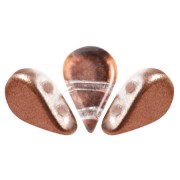 Perles en verre Amos® par Puca® 5x8 mm - Ice Slushy Cola x10g|raw }}