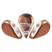 Perles en verre Amos® par Puca® 5x8 mm - Ice Slushy Cola x10g