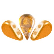 Perles en verre Amos® par Puca® 5x8 mm - Ice Slushy Orange x10g|raw }}