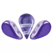 Perles en verre Amos® par Puca® 5x8 mm - Ice Slushy Purple Grape x10g