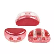 Perles en verre Kos® par Puca® 6x3 mm - Ice Slushy Cherry x10g