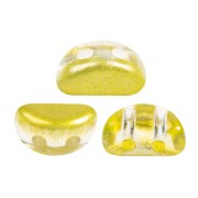 Perles en verre Kos® par Puca® 6x3 mm - Ice Slushy Pineapple x10g