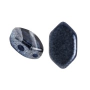 Perles en verre Paros® par Puca® 7x4 mm - Ice Slushy Licorice x10g|raw }}