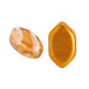 Perles en verre Paros® par Puca® 7x4 mm - Ice Slushy Orange x10g|raw }}