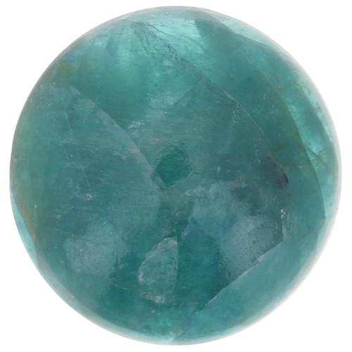 Cabochon rond 14 mm en pierre gemme - Apatite x1