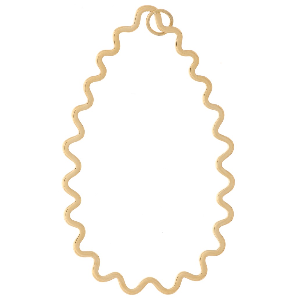 Pendentif Mixte Acier 316 Doré Guadeloupe - Bijou Carte Île Caraïbes