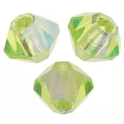 Perles toupies Preciosa - Rondelle Bead 3 mm - Limecicle AB x30