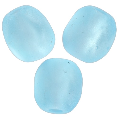 Facettes 4 mm Aquamarine Mat x50