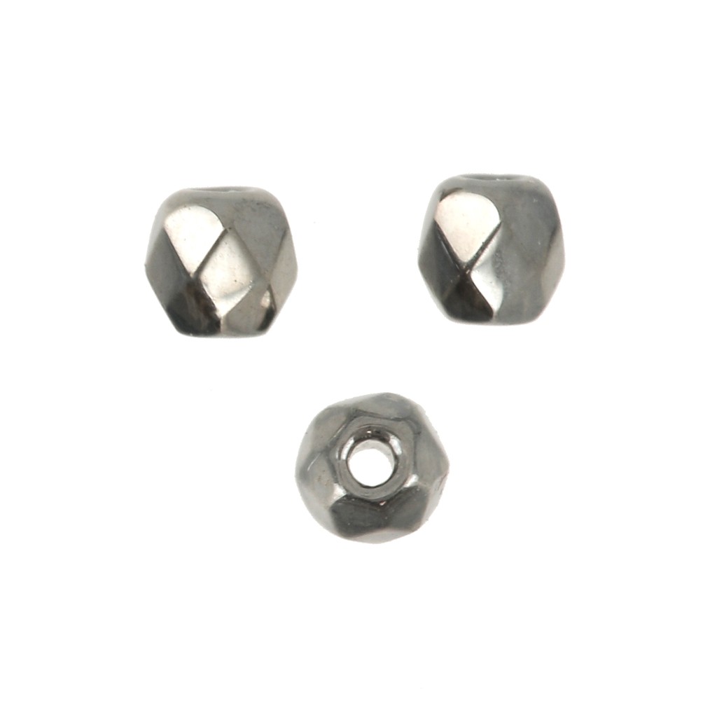 70 Perles En Verre Quartz De Bohème à Facettes Cristal CZ - Diamètre 8 Mm