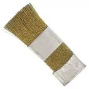 Brosse à gratter en laiton 60x20 mm pour nettoyer les limes - Brass scratch brush