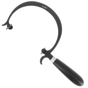 Bocfil bijoutier en acier - profondeur 12 cm - forme arrondi - Noir x1|raw }}