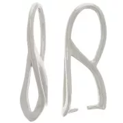 Attache pendentif évidé 20 mm - Argent 925 x1