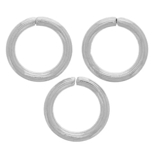 Anneaux ouverts 5x0.8 mm - Acier inoxydable 316L x25
