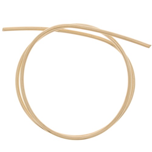 Fil dur rond 2.6 mm - Gold filled (or laminé) x50cm