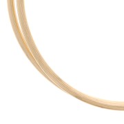 Fil dur rond 2.6 mm - Gold filled (or laminé)  x50cm
