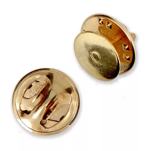 Bases pour réaliser un Pin's - 10 mm - Doré à l'or fin x10