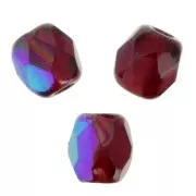 Garnet - Facettes 3 mm Garnet AB x50 Facettes 3 mm Garnet AB x50