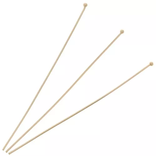 Clous tête boule 52x0.6 mm - Gold filled (or laminé) x10