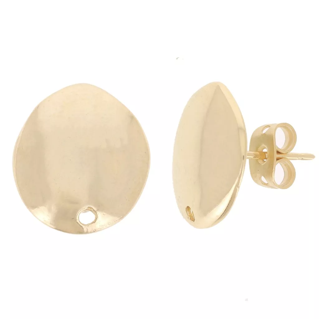 Boucles D'oreilles Longues Clous - Style Art Déco Doré Avec Pompon Et Strass, Neuf Sans Boîte