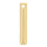 Breloques barre 18x3 mm - Doré à l'or fin x4|raw }}