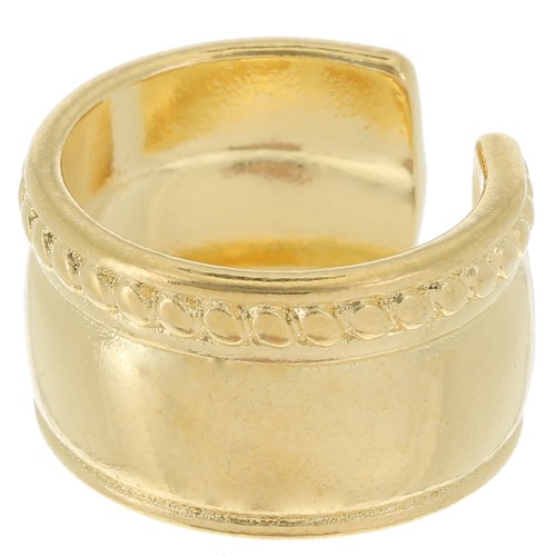 Bague tresse dorée T54 main image 0