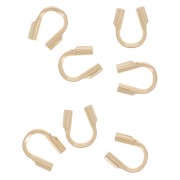Protections pour fil cablé 0.46 mm - Gold Filled (or laminé)  x100