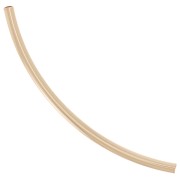 Perle tube incurvé 34x1.5 mm - Gold filled (or laminé)  x1|raw }}