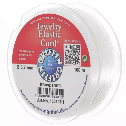 Fil élastique 0.7 mm Stretch Magic Elastic Cord - Transparent x100m