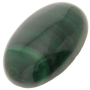 Cabochon ovale 14x10 mm en pierre gemme - Malachite x1|raw }}