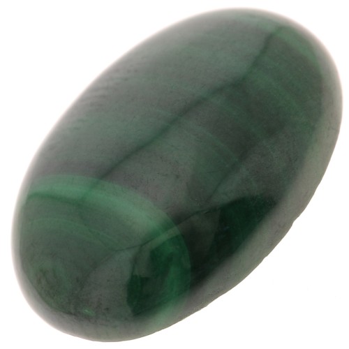 Cabochon ovale 14x10 mm en pierre gemme - Malachite x1