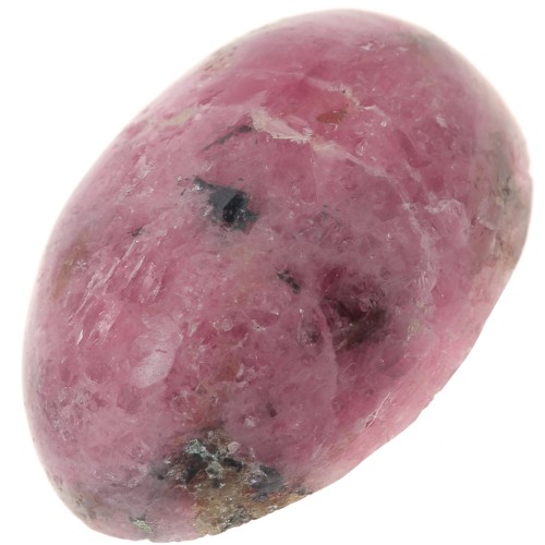 Cabochon ovale 14x10 mm en pierre gemme - Rhodonite x1