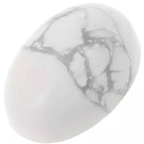 Cabochon ovale 14x10 mm en pierre gemme - Howlite x1