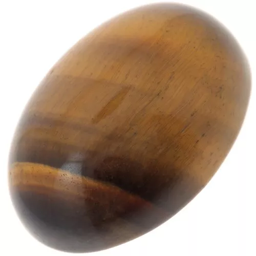 Cabochon ovale 14x10 mm en pierre gemme - Oeil de tigre x1