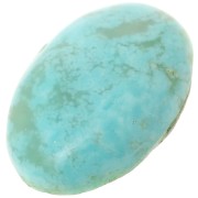 Cabochon ovale 14x10 mm en pierre gemme - Turquoise x1