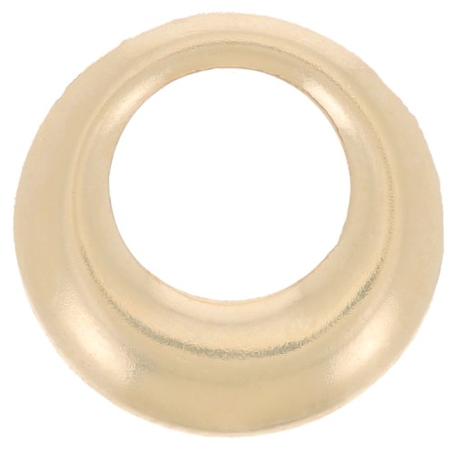 Élément cercle évidé à coller 10 mm - Gold filled (or laminé) x1
