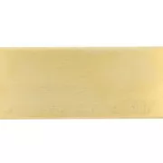 Bracelet plat en laiton brut 30x160 mm x100