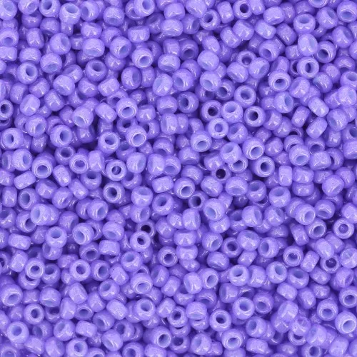 Rocaille Miyuki 15/0 1486 - Dyed Opaque Bright Purple x8g