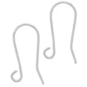 Crochets d'oreilles fil 15 mm - Argent 925 x2