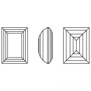 Cabochon PureCrystal 4527 14x10 mm Montana