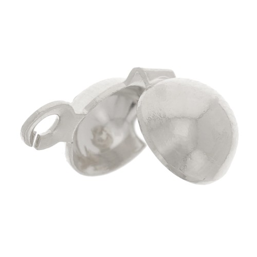 Cache noeuds 6 mm - Placage Argent fin x10