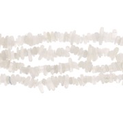 Perles chips 5 - 8 mm en pierre gemme  - Pierre de lune x80cm