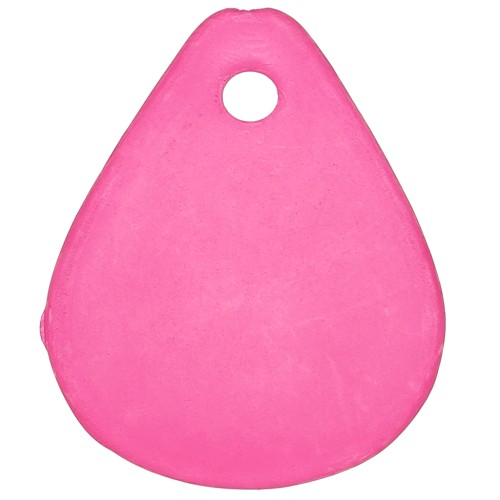 Sequins pétales de fleurs incurvés  17 mm en acrylique effet dépoli - Fuchsia x15