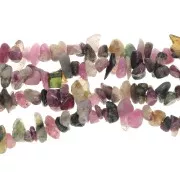 Perles chips 5 - 8 mm en pierre gemme  - Tourmaline x80cm