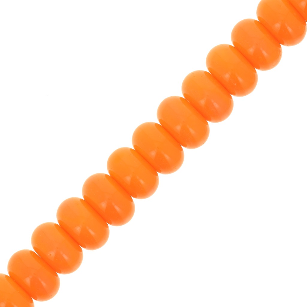 Lot De 100 Perles Vintage – Verre Orange Triangle Pour Création Bijoux (Occasion)