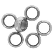 Perles rondes à écraser 4 mm - Acier inoxydable 316 x25|raw }}