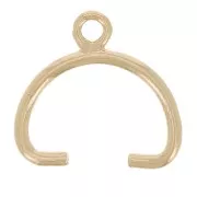 Attache pendentif - bélière 8 mm - Gold filled (or laminé) x1