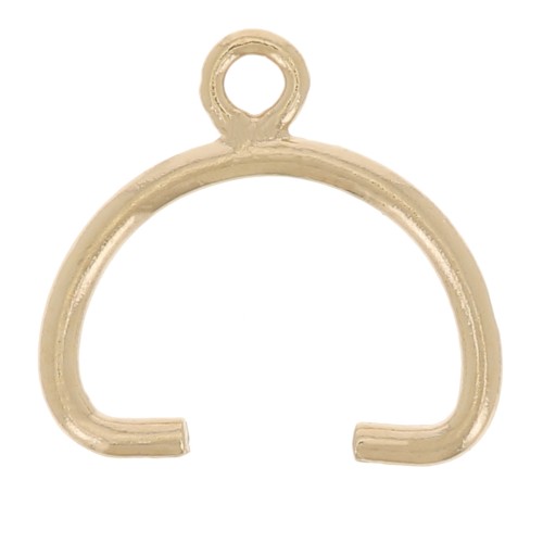 Attache pendentif - bélière 8 mm - Gold filled (or laminé) x1