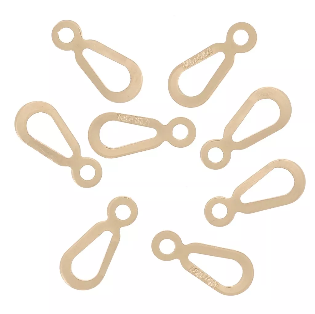 Lot De 100 Attaches Connecteurs Fermoirs Argentés 6x4 Mm - Pour Perles, Création Bijoux