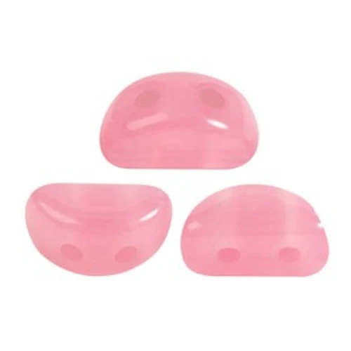 Perles en verre Kos® par Puca® 6x3 mm - Light Rose Opal x10g